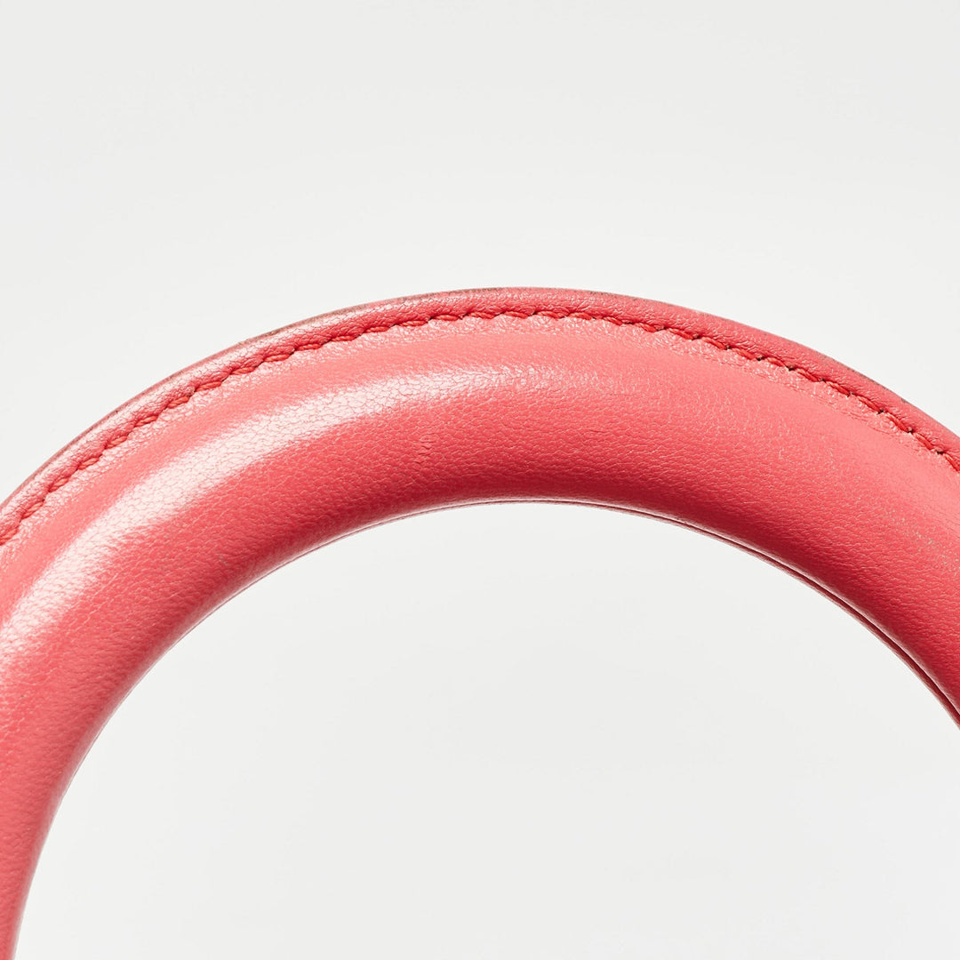 Top quality Dior Coral Pink Cannage Leather Granville Tote