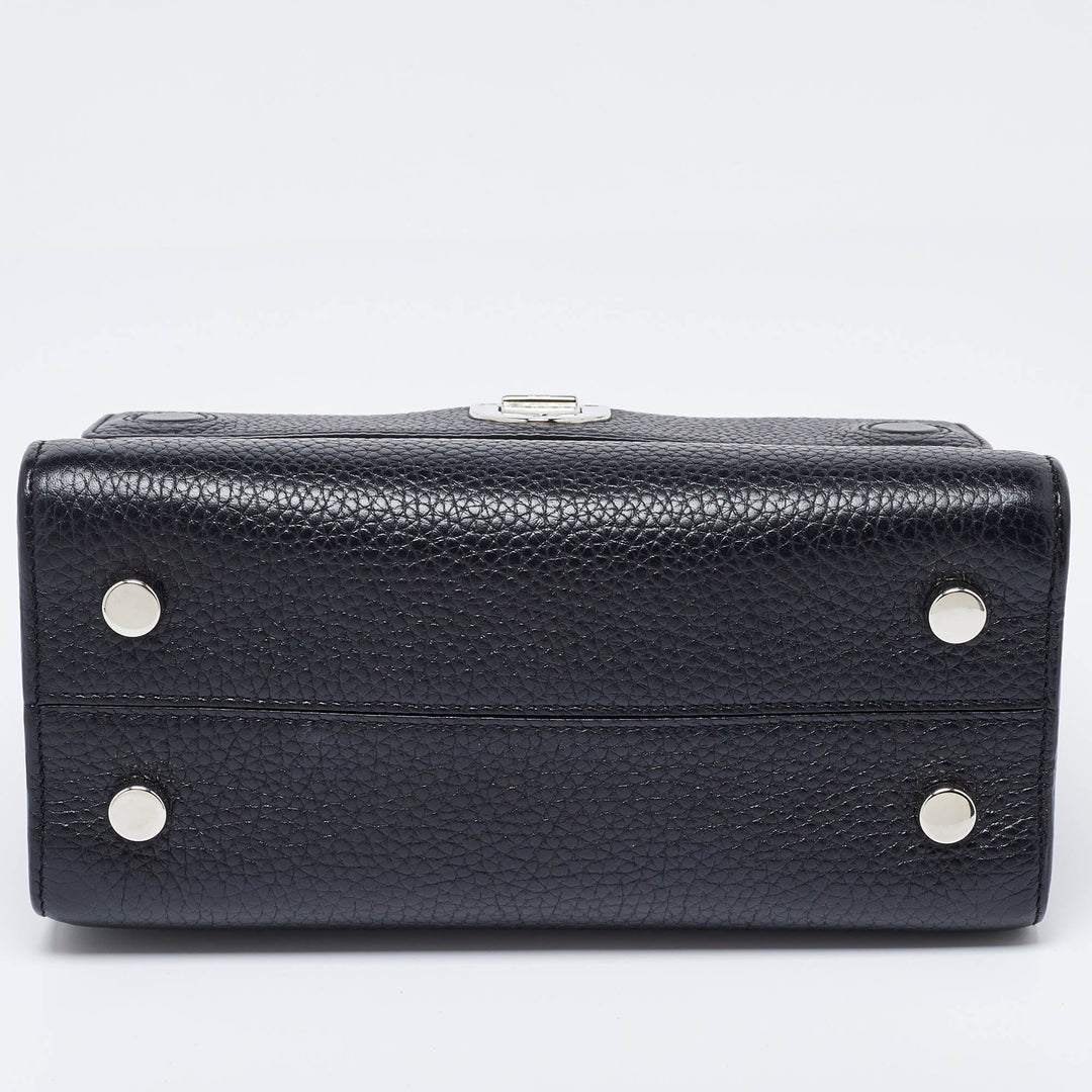 Top quality Dior Black Leather Mini ever Tote