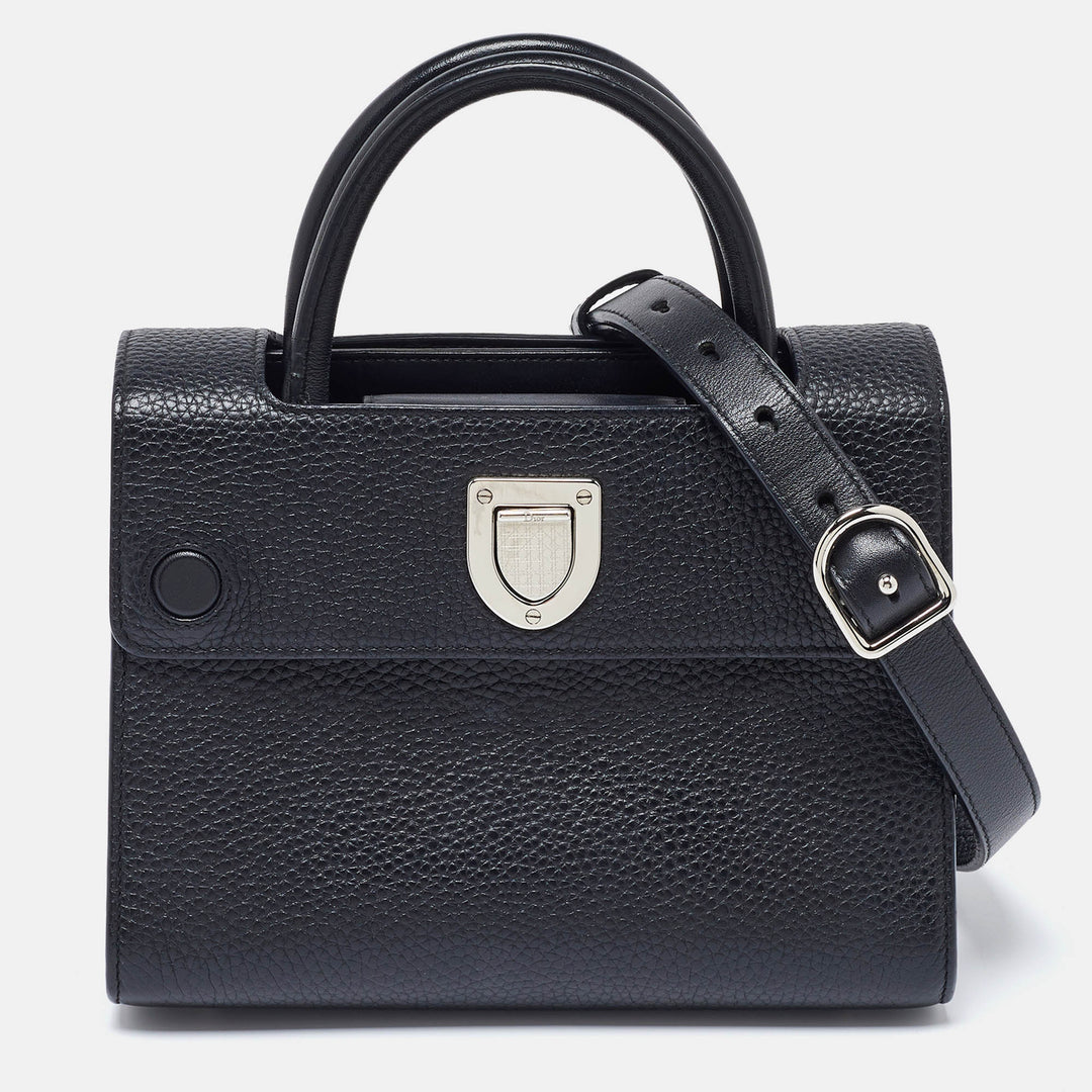 Top quality Dior Black Leather Mini ever Tote