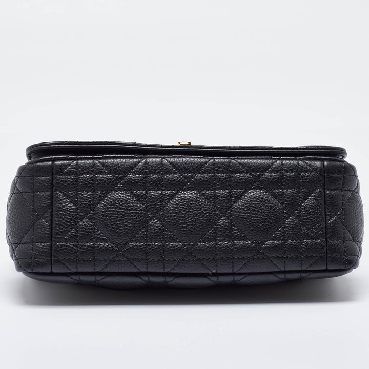 Top quality Dior Black Cannage Leather Small Caro Shoulder Bag