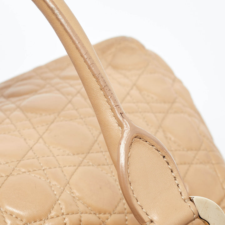 Top quality Dior Beige Cannage Leather Chri Chri Chain Tote