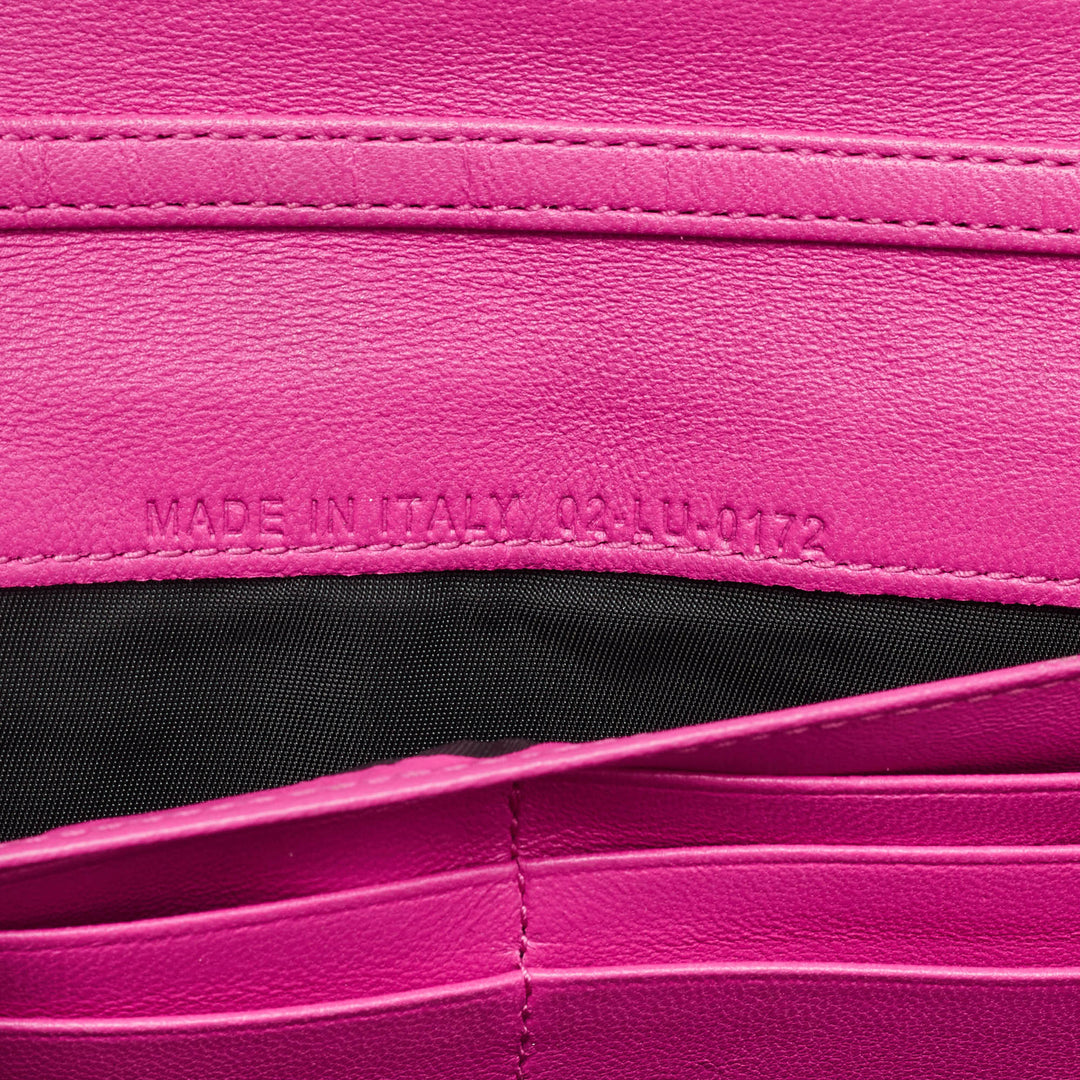 Top quality Dior Pink Cannage Leather Lady  Wallet on Chain