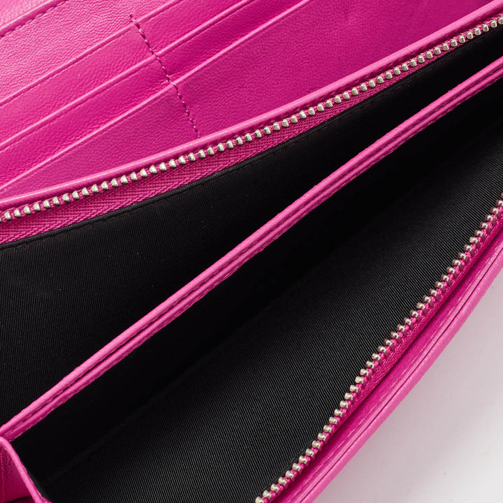 Top quality Dior Pink Cannage Leather Lady  Wallet on Chain