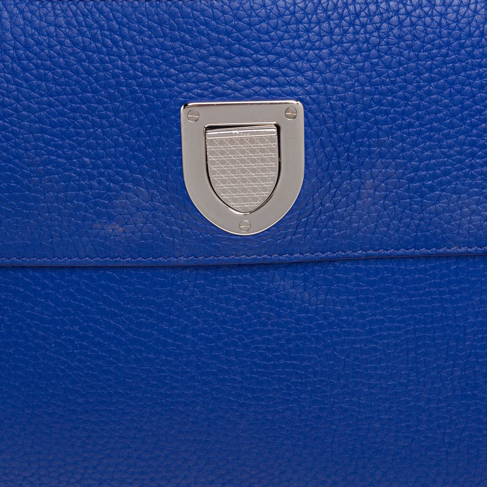 Top quality Dior Blue Pebbled Leather Medium ever Tote