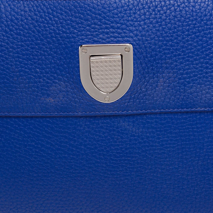 Top quality Dior Blue Pebbled Leather Medium ever Tote