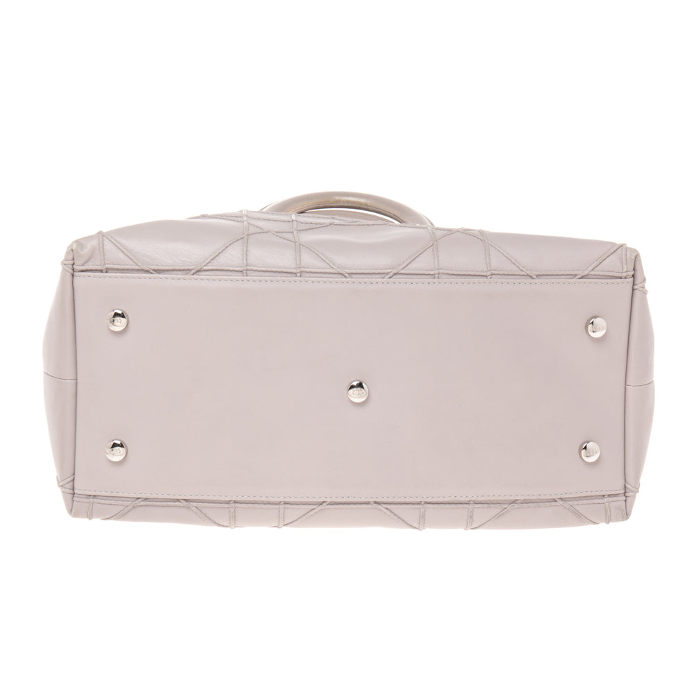 Top quality Dior Pale Lilac Cannage Leather Granville Tote