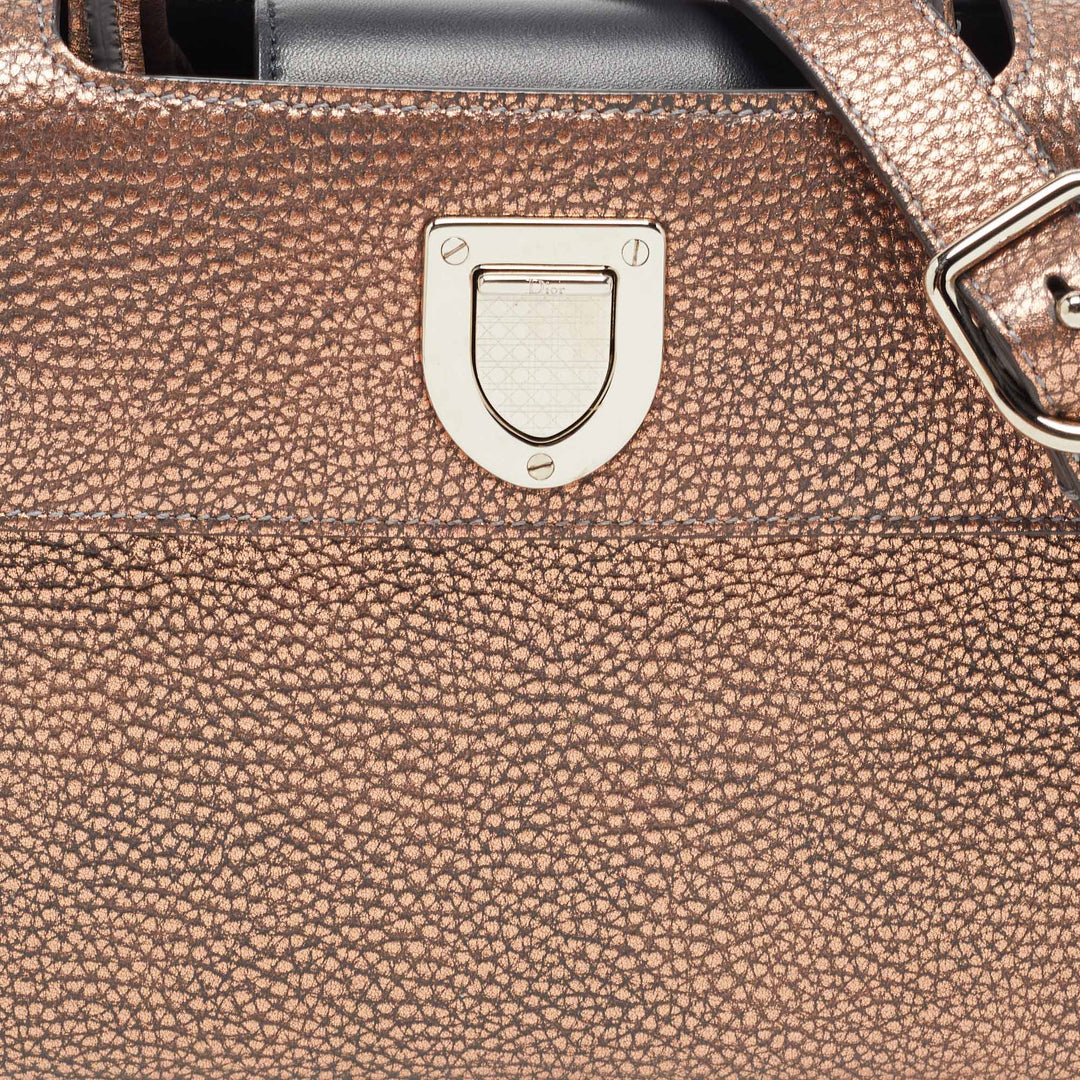 Top quality Dior Bronze Leather Mini ever Tote