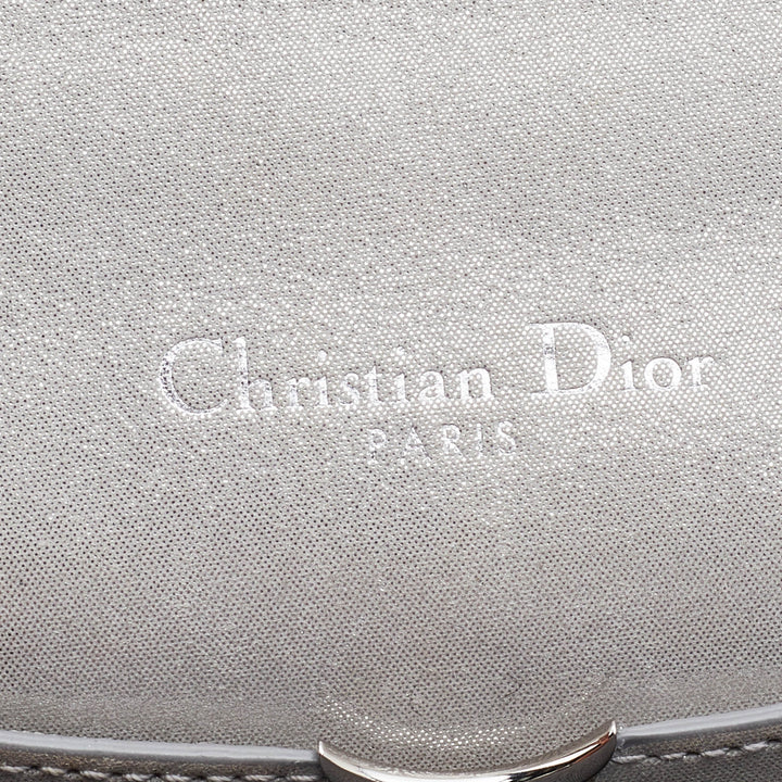 Top quality Dior Grey Shimmering Leather Mini ama Crossbody Bag