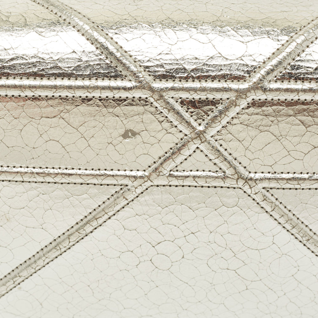 Top quality Dior Silver Leather Medium ama Flap Shoulder Bag