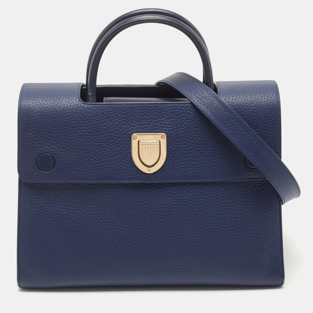 Top quality Dior Blue Leather Medium ever Bag