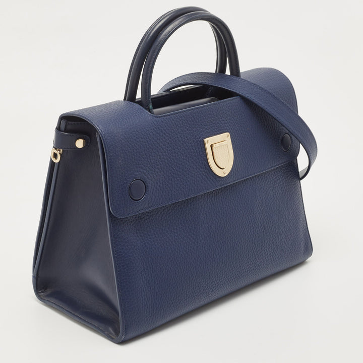 Top quality Dior Blue Leather Medium ever Bag