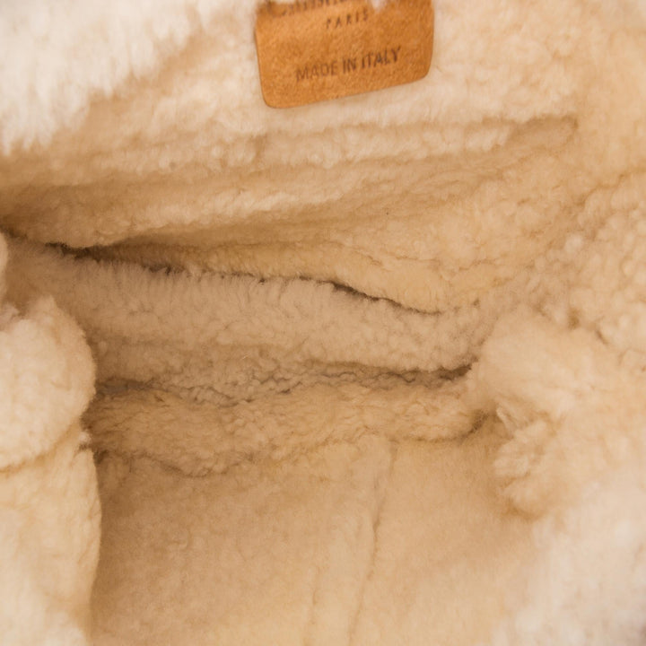 Top quality Dior Brown Shearling Saddle Bag
