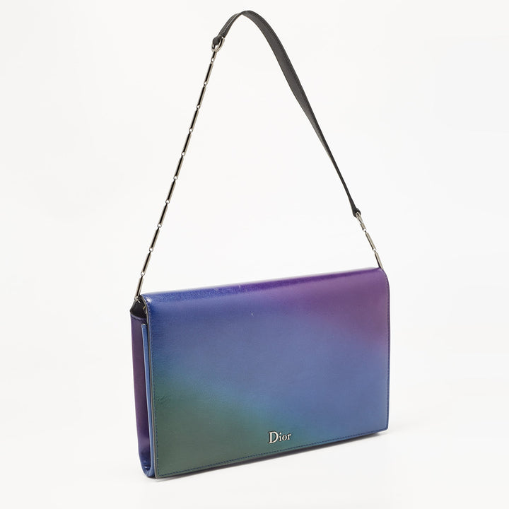 Top quality Dior Multicolor Ombre Leather Flap Bag