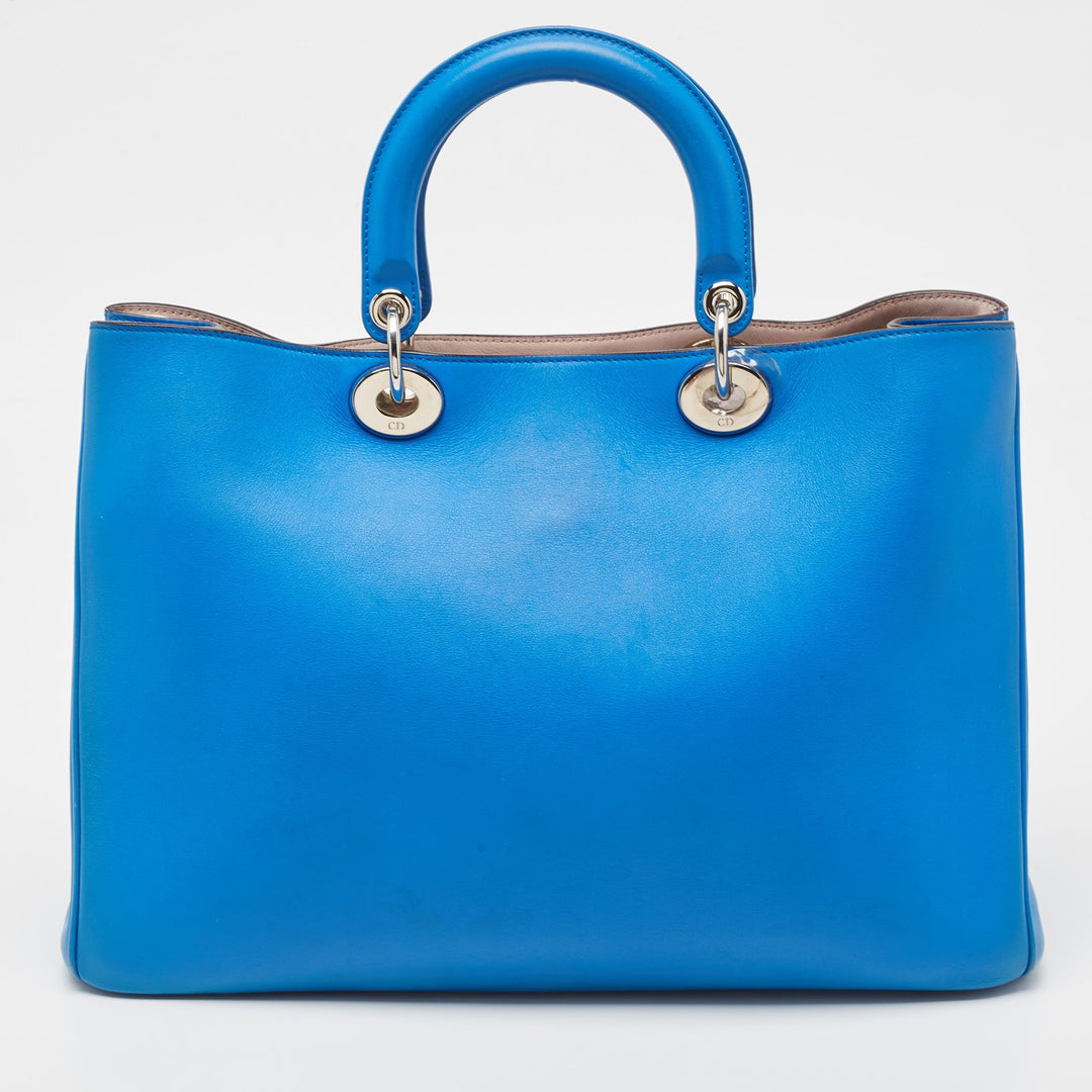 Top quality Dior Blue Leather Large issimo Shopper Tote