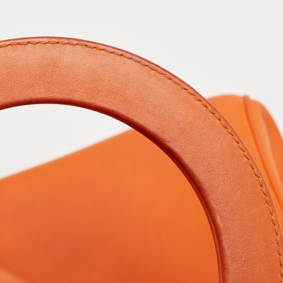 Top quality Dior Orange Leather Large issimo Shopper Tote