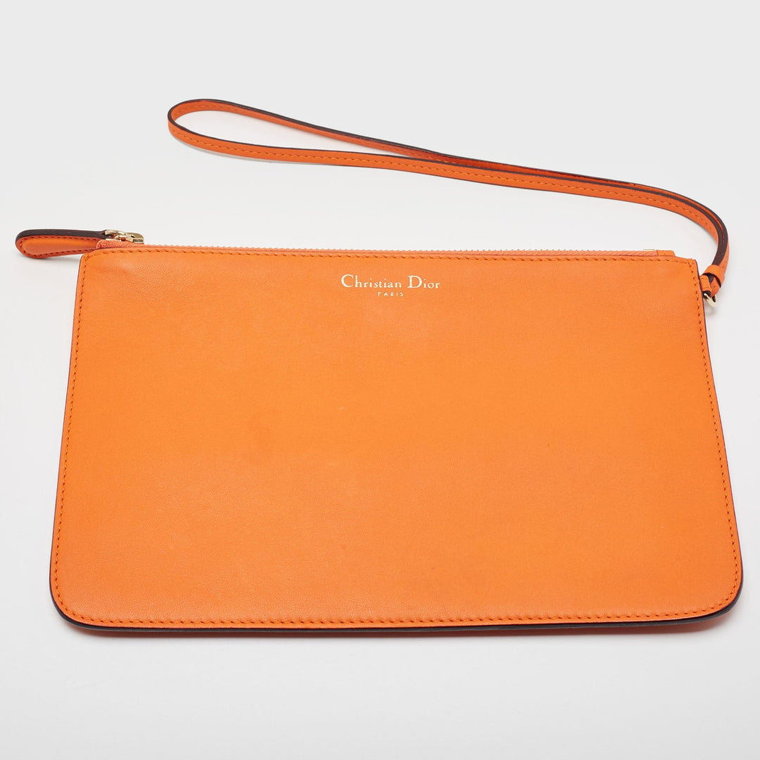 Top quality Dior Orange Leather Large issimo Shopper Tote