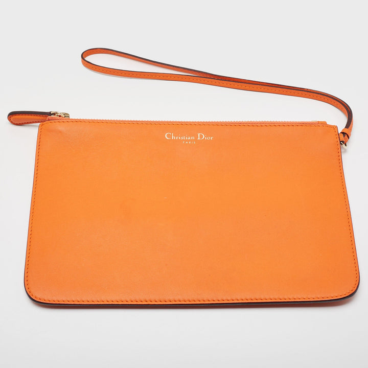Top quality Dior Orange Leather Large issimo Shopper Tote