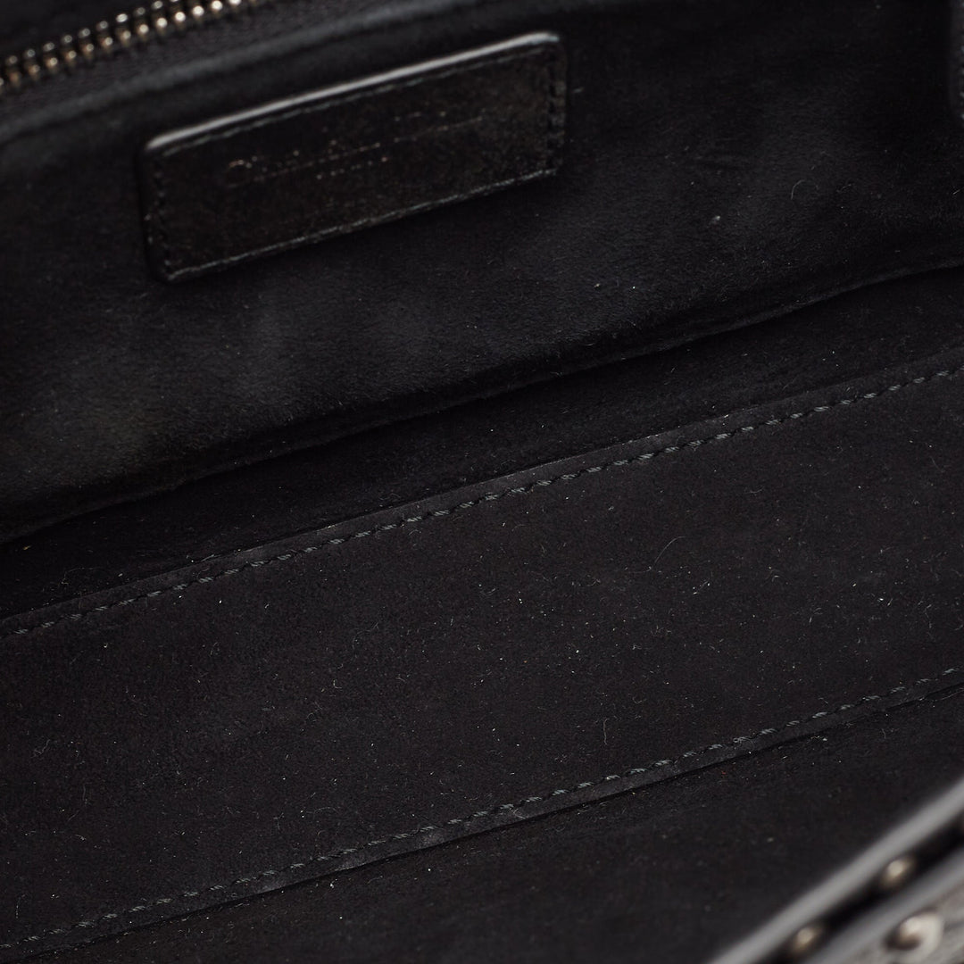 Top quality Dior Green/Black Studded Leather Medium Dio[r]evolution J'A Chain Bag