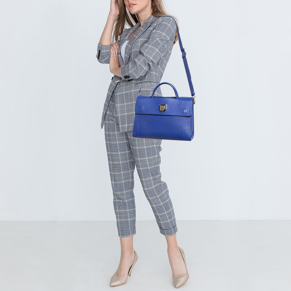Top quality Dior Blue Leather Medium ever Tote