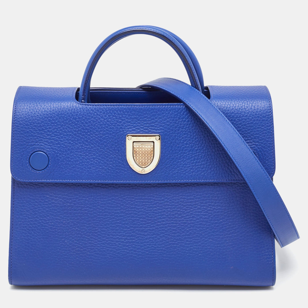 Top quality Dior Blue Leather Medium ever Tote