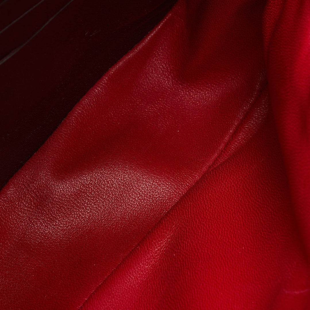 Top quality Dior Red Cannage Leather Miss  Promenade Chain Clutch