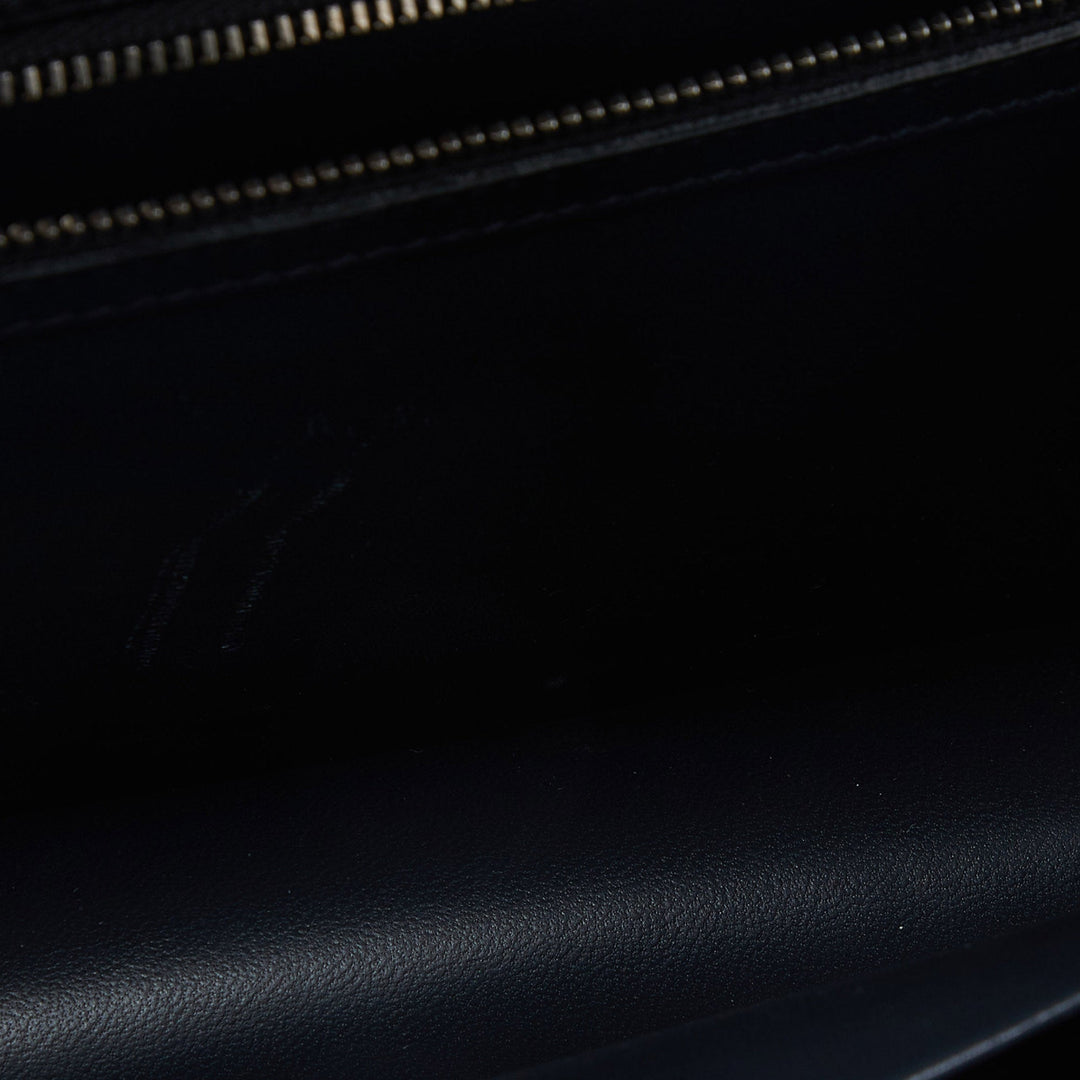 Top quality Dior Silver Microcannage Patent Leather Medium ama Flap Shoulder Bag