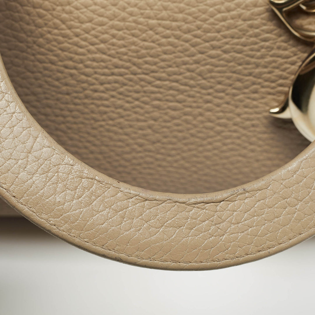 Top quality Dior Beige Leather Medium issimo Shopper Tote