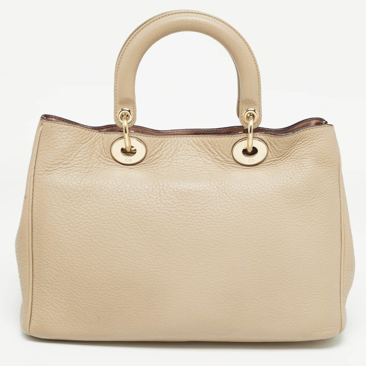Top quality Dior Beige Leather Medium issimo Shopper Tote