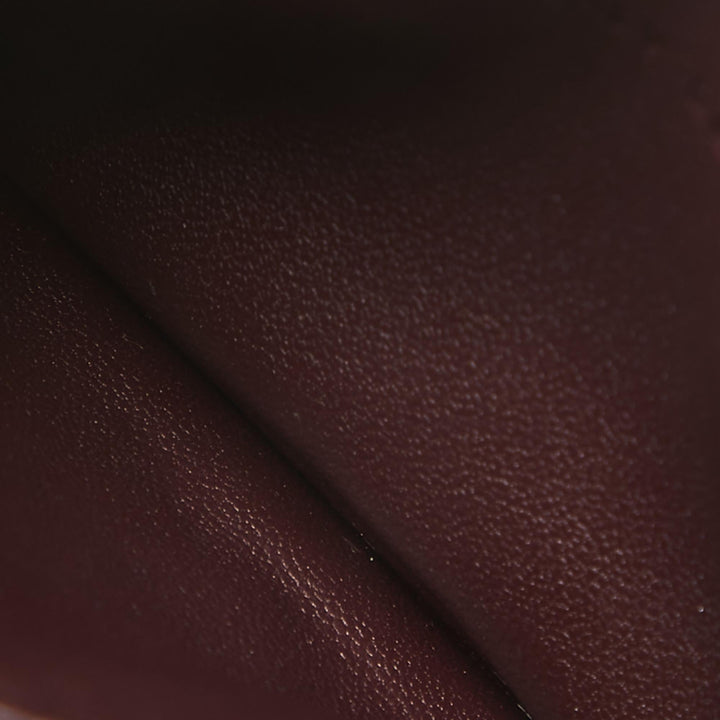 Top quality Dior Burgundy Leather ama Card Holder