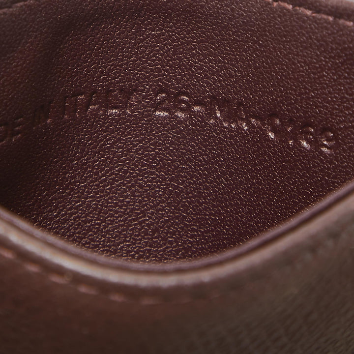 Top quality Dior Burgundy Leather ama Card Holder