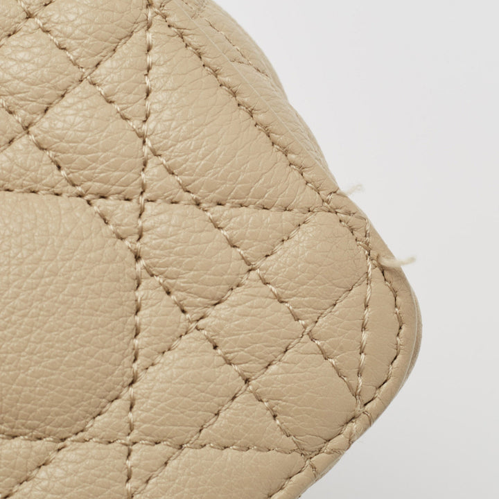 Top quality Dior Beige Cannage Leather Medium Caro Shoulder Bag