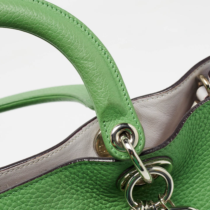 Top quality Dior Green Leather Large issimo Shopper Tote