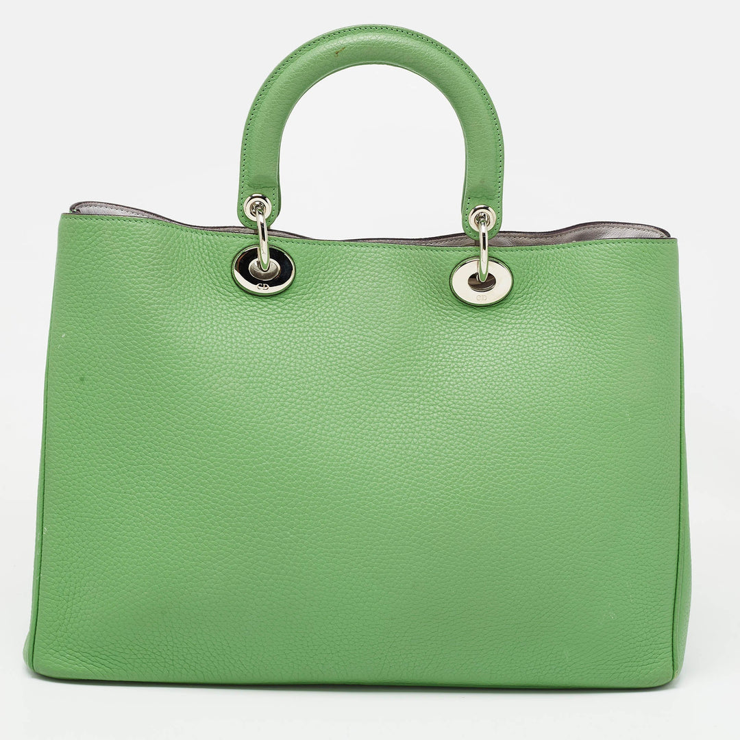 Top quality Dior Green Leather Large issimo Shopper Tote