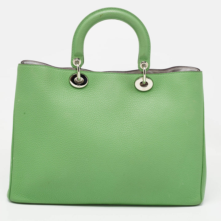 Top quality Dior Green Leather Large issimo Shopper Tote