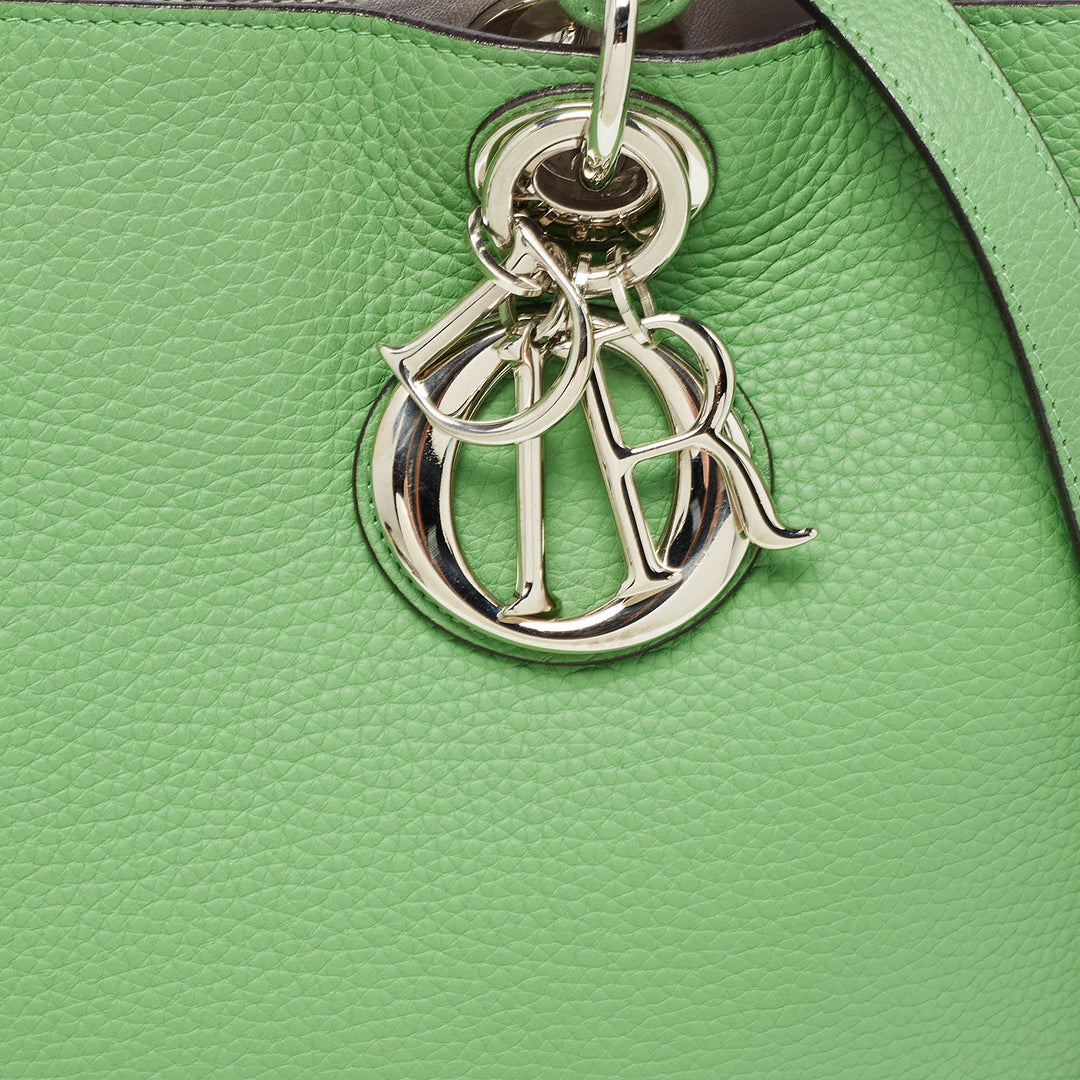 Top quality Dior Green Leather Large issimo Shopper Tote