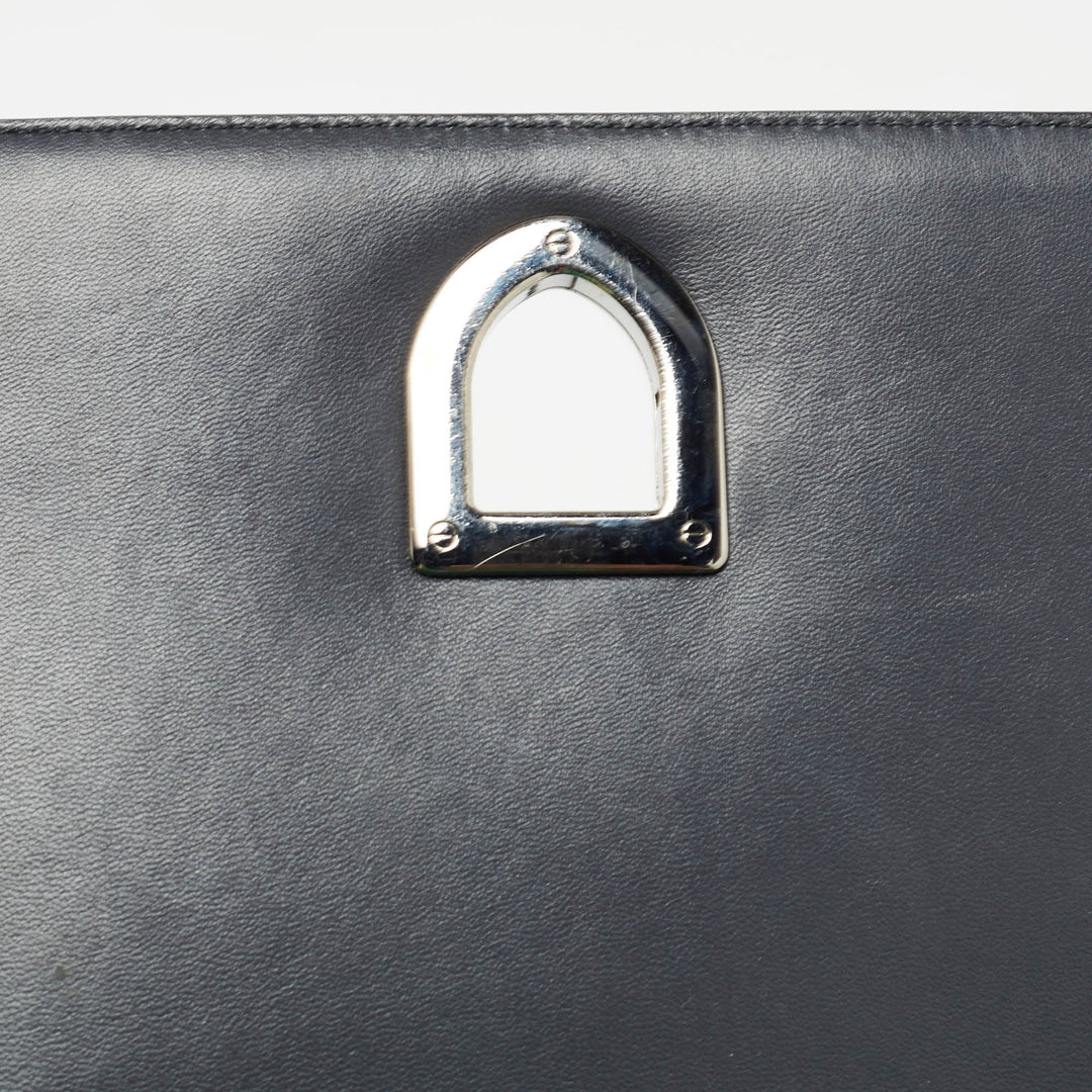 Top quality Dior Grey Patent Leather Medium ama Shoulder Bag