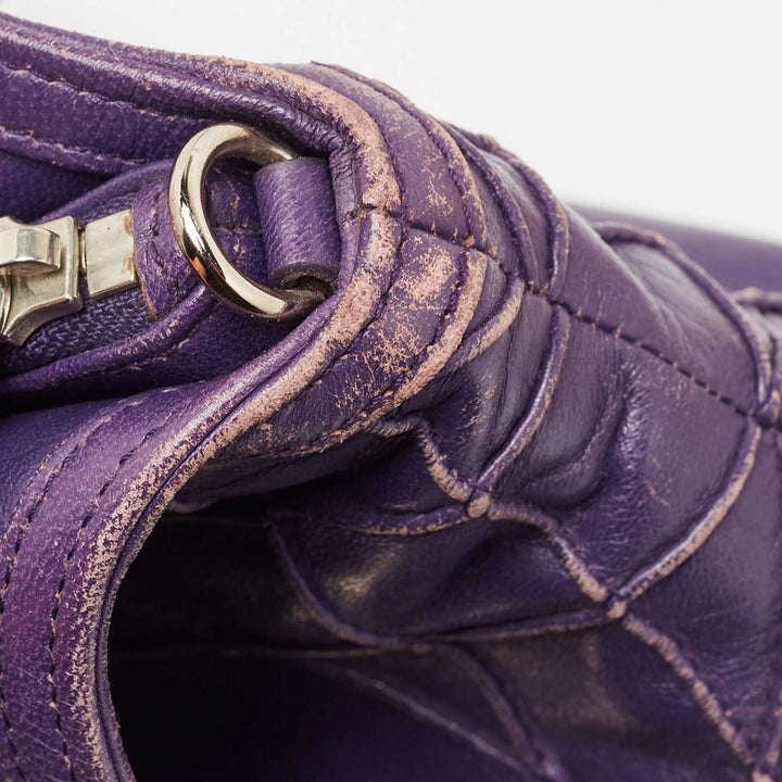 Top quality Dior Purple Cannage Leather Granville Tote