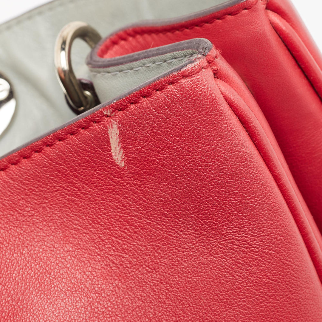 Top quality Dior Red Leather Large issimo Shopper Tote