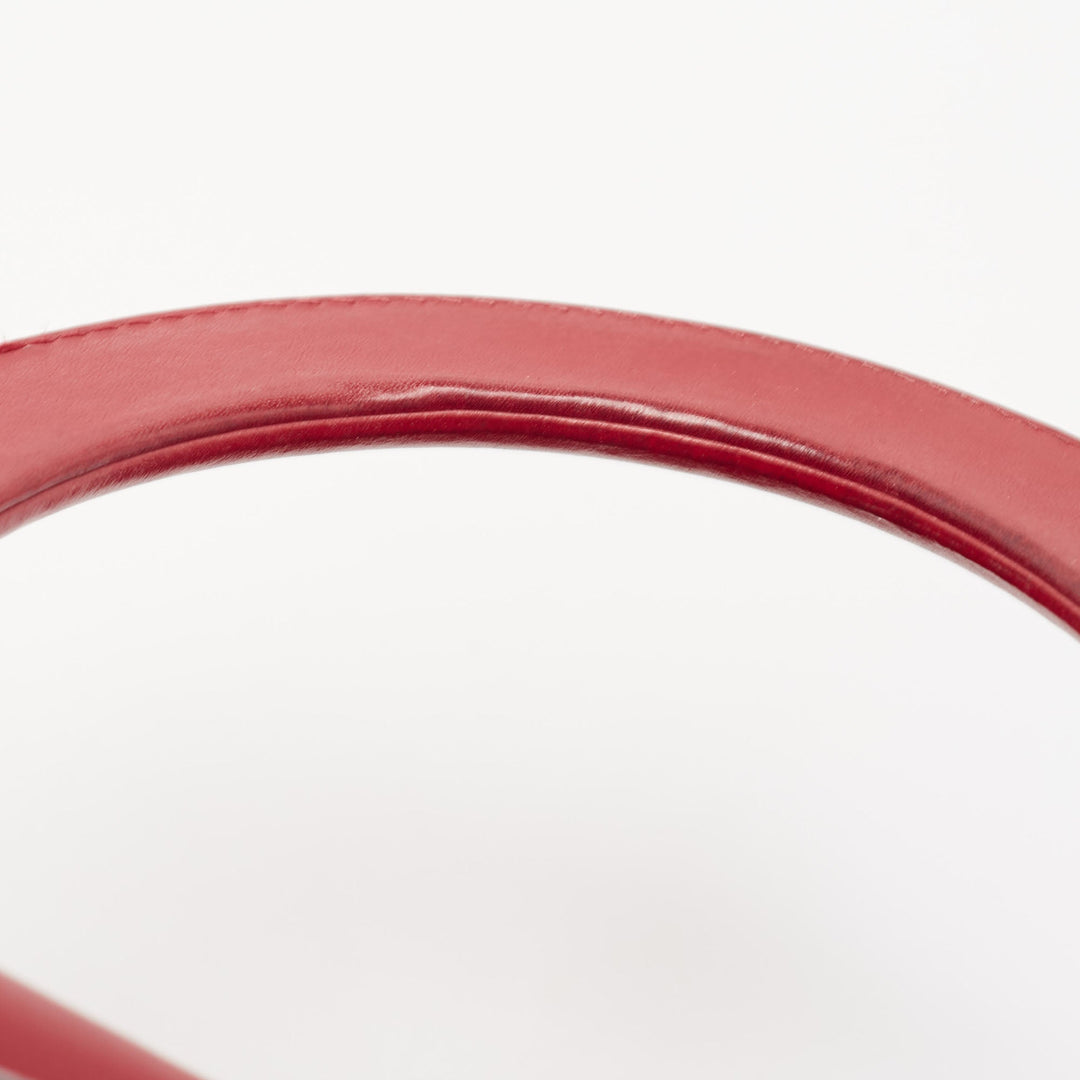 Top quality Dior Red Leather Large issimo Shopper Tote