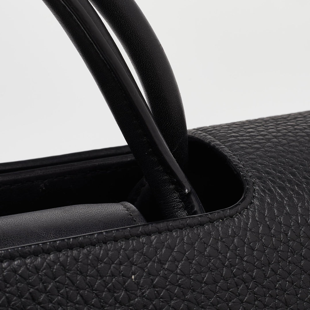 Top quality Dior Black Leather Medium ever Bag