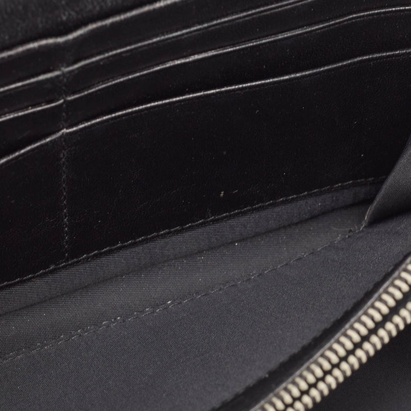 Top quality Dior Black Oblique Embossed Patent Leather Continental Wallet