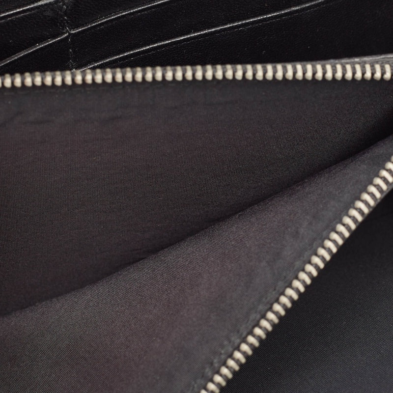 Top quality Dior Black Oblique Embossed Patent Leather Continental Wallet