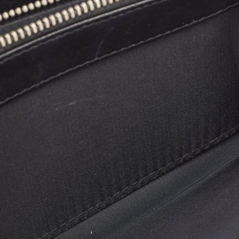 Top quality Dior Black Oblique Embossed Patent Leather Continental Wallet