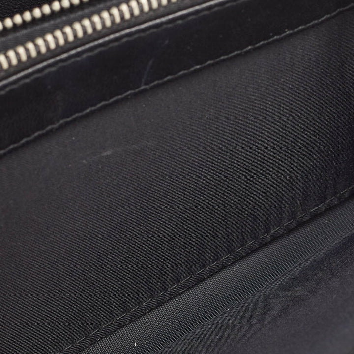 Top quality Dior Black Oblique Embossed Patent Leather Continental Wallet
