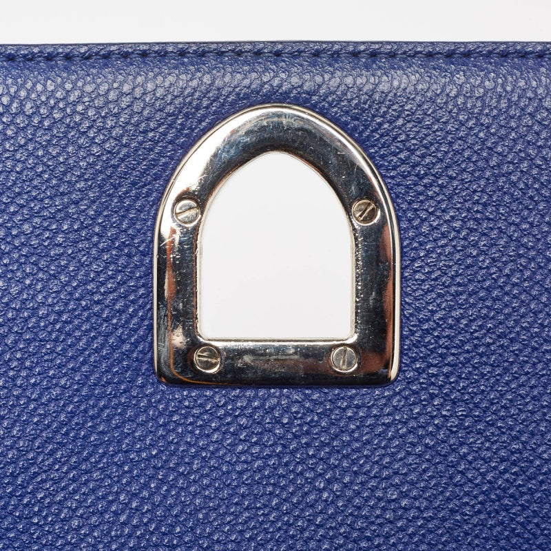 Top quality Dior Blue Leather Medium ama Shoulder Bag