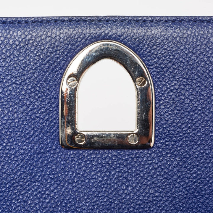 Top quality Dior Blue Leather Medium ama Shoulder Bag