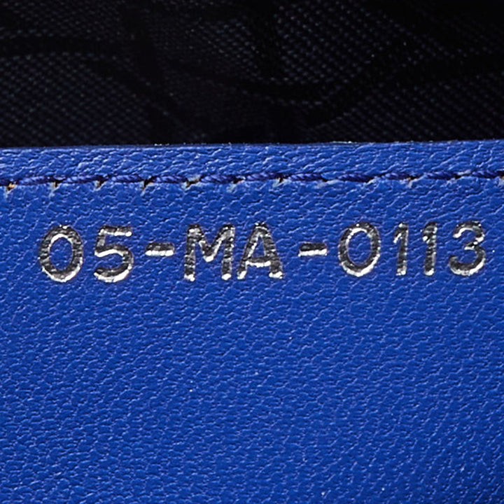 Top quality Dior Blue Cannage Leather Large Lady  Tote
