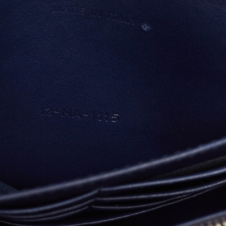 Top quality Dior Dark Blue Patent Leather Miss  Promenade Wallet on Chain