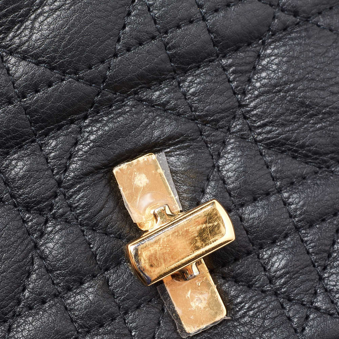 Top quality Dior Black Cannage Leather Small Caro Shoulder Bag