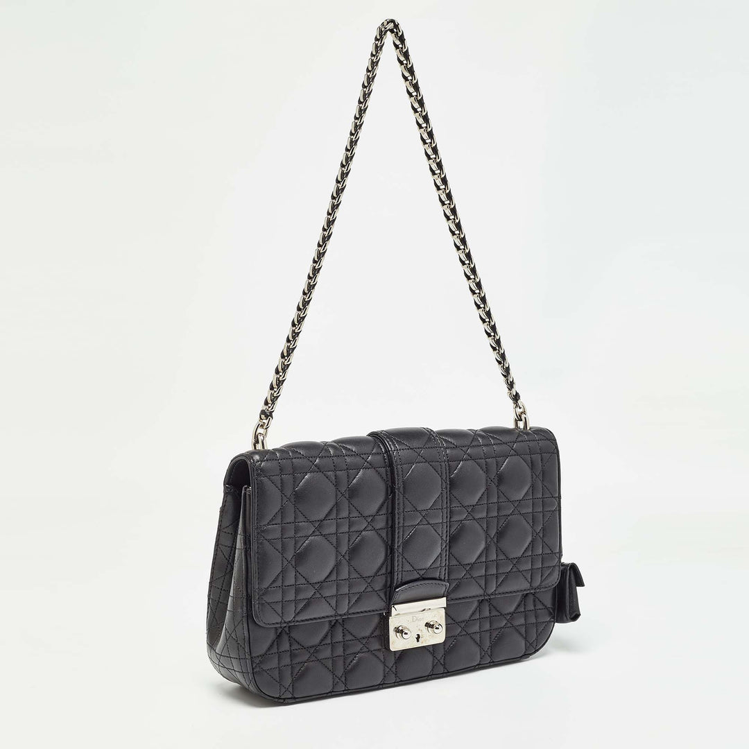 Top quality Dior Black Cannage Leather Miss  Promenade Shoulder Bag